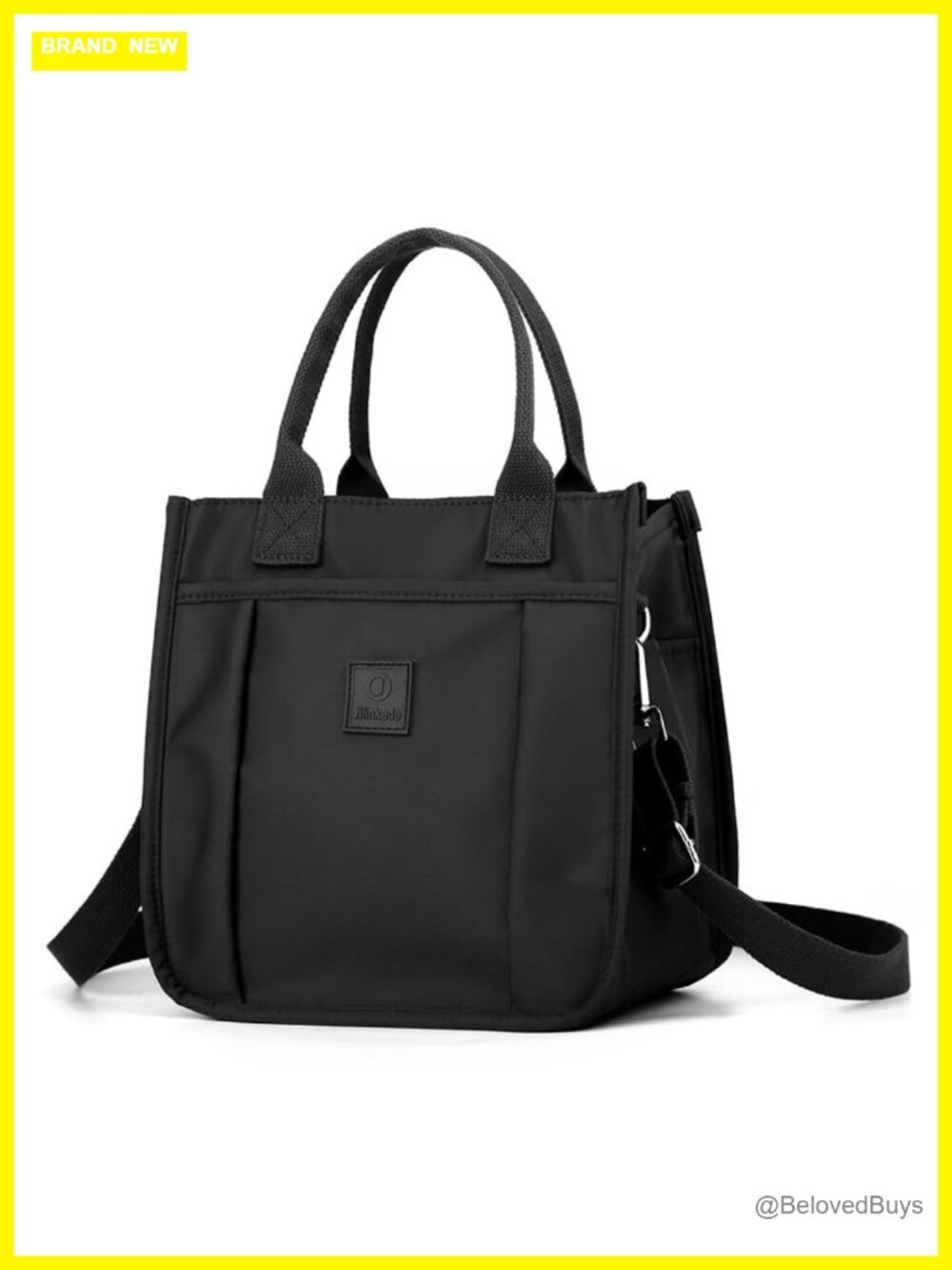 Nylon Small Zipper Tote Bag Women Lightweight Crossbody Shoulder Handbag